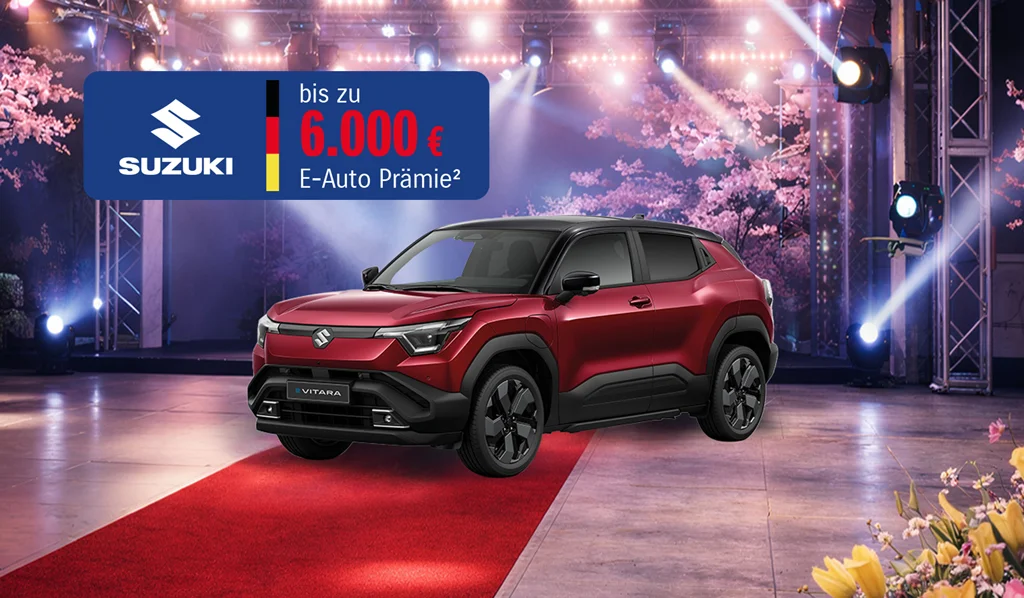 BiS 6.000 € E-AUTO PRÄMIE: Suzuki e VITARA eAxle Club